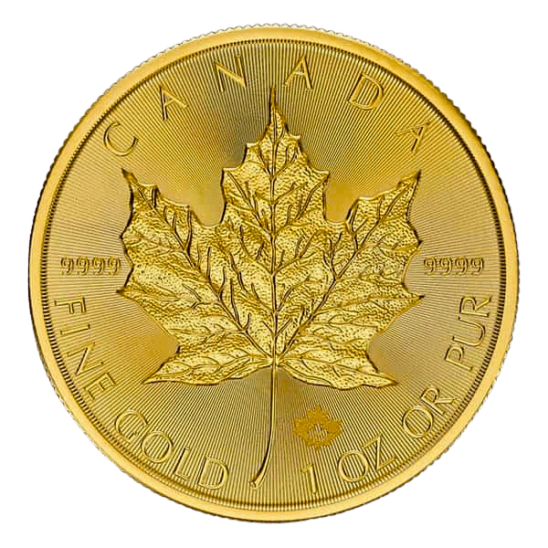 Canadian Gold Maple Leaf reverse showing maple leaf design